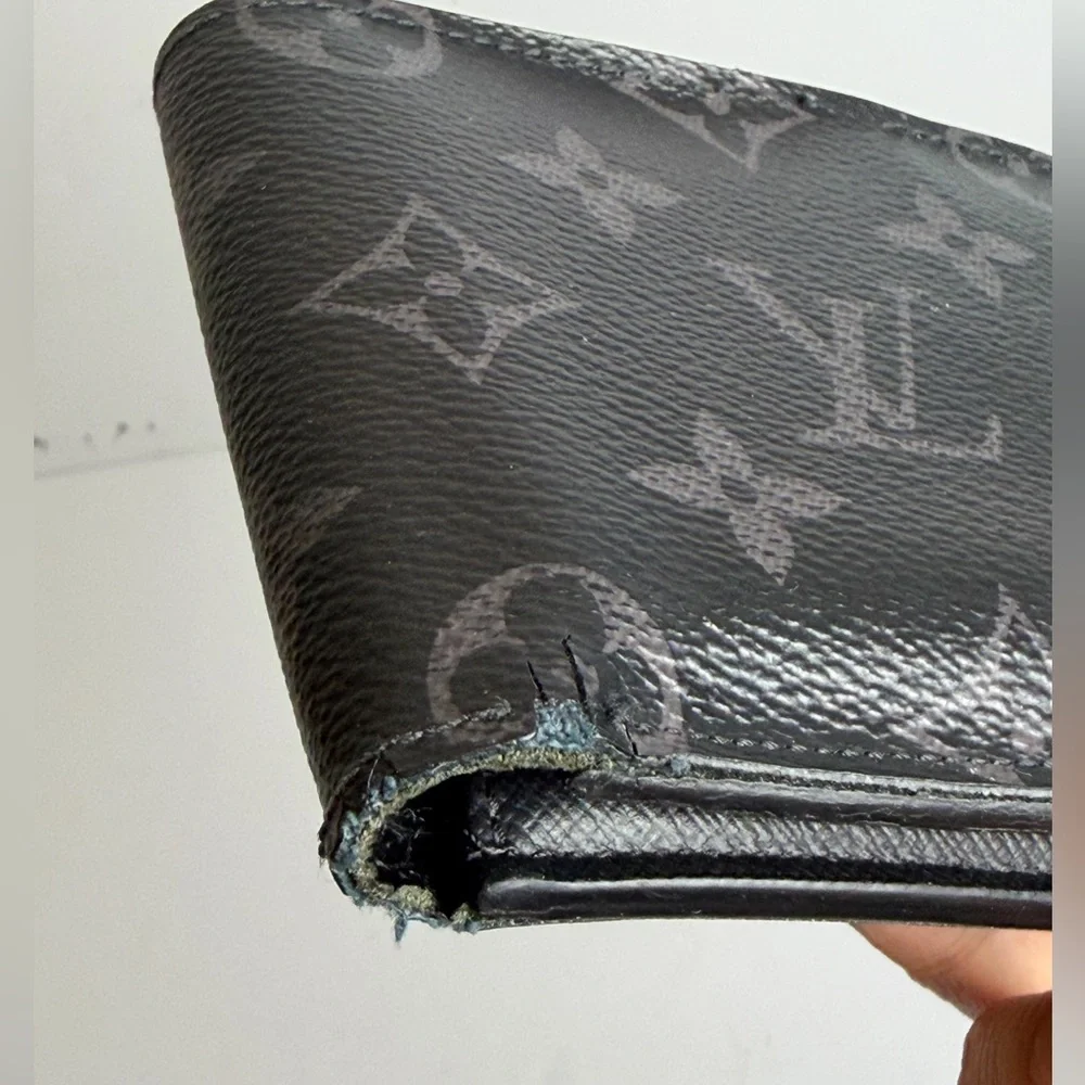 Louis Vuitton Monogram Eclipse Canvas Bifold Wallet